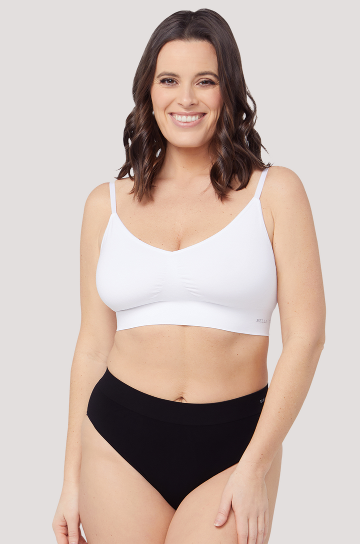 Bamboo Ultimate Skinny Strap Bra 2pk - No Returns