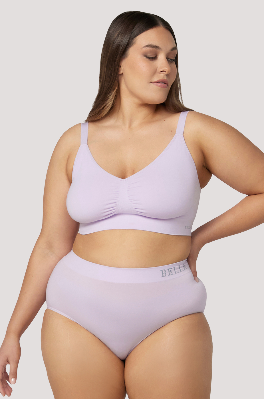 Women's comfortable & breathable underwear I Bamboo Knickers | Bella Bodies Australia I Soft Lilac | Front