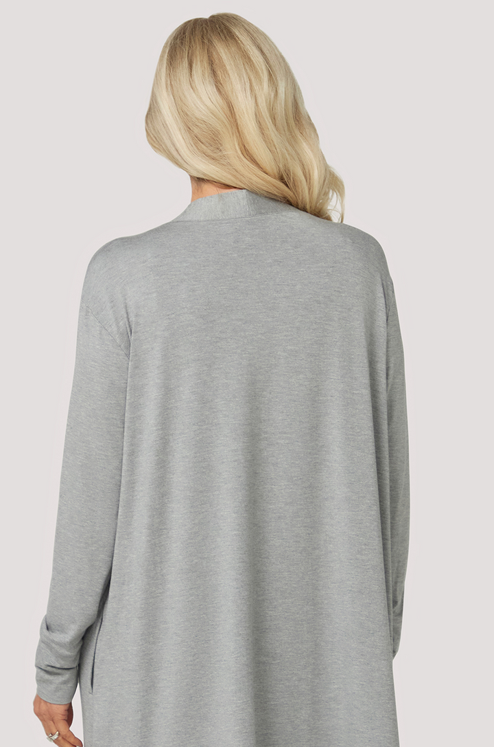 Bamboo Lounge Cardigan | Bella Bodies Australia | Grey Marle