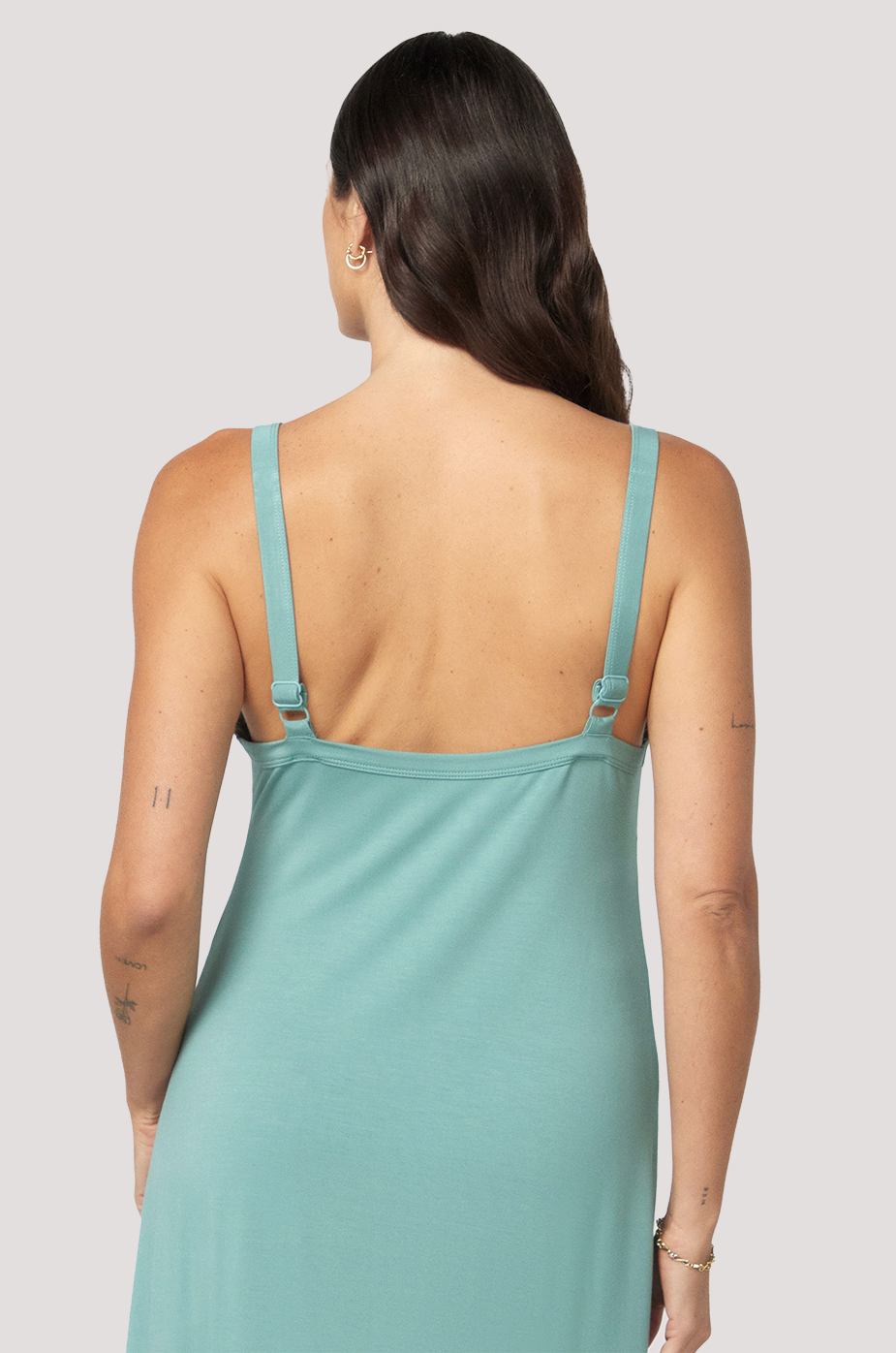 Bamboo Lounge Slip Dress | Bella Bodies Australia | Sage