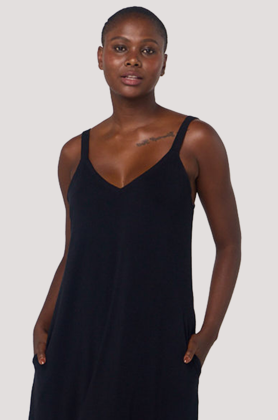 Bella Bodies | Bamboo | Swing Pocket Dress | Black