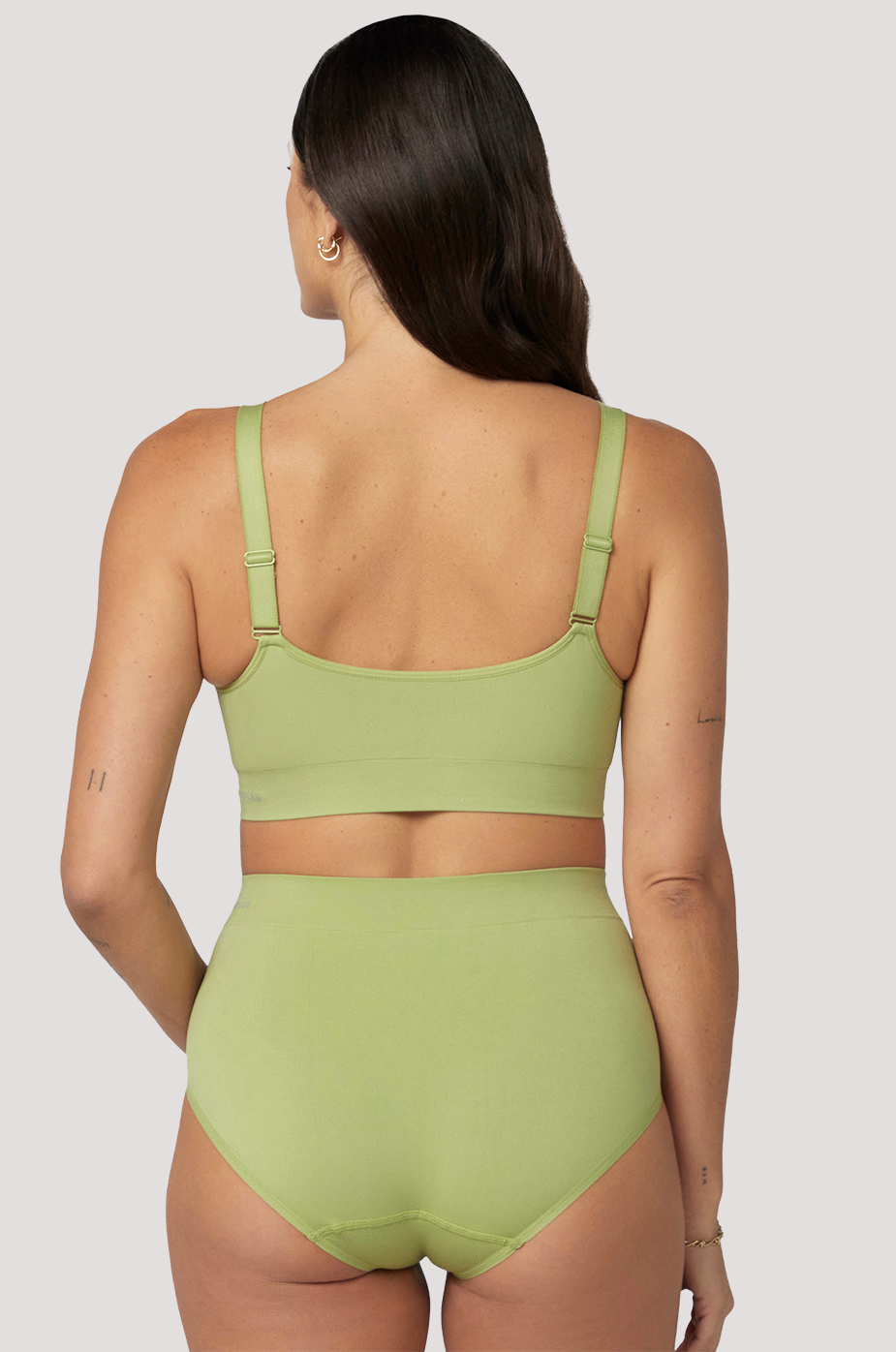 Women's Wireless Stretch Bra 2 pack | Bella Bodies Australia | Pear | Back