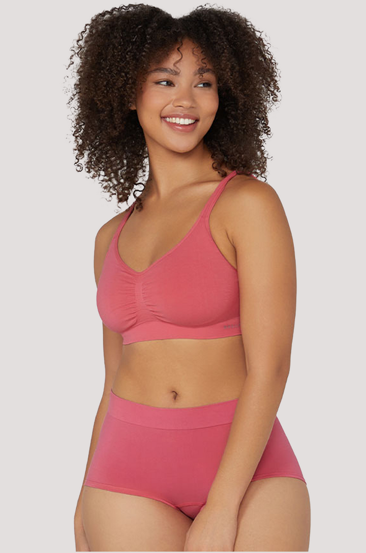 Women's comfortable & breathable short I Bamboo Girl Short | Bella Bodies Australia I Deep Rose | Front