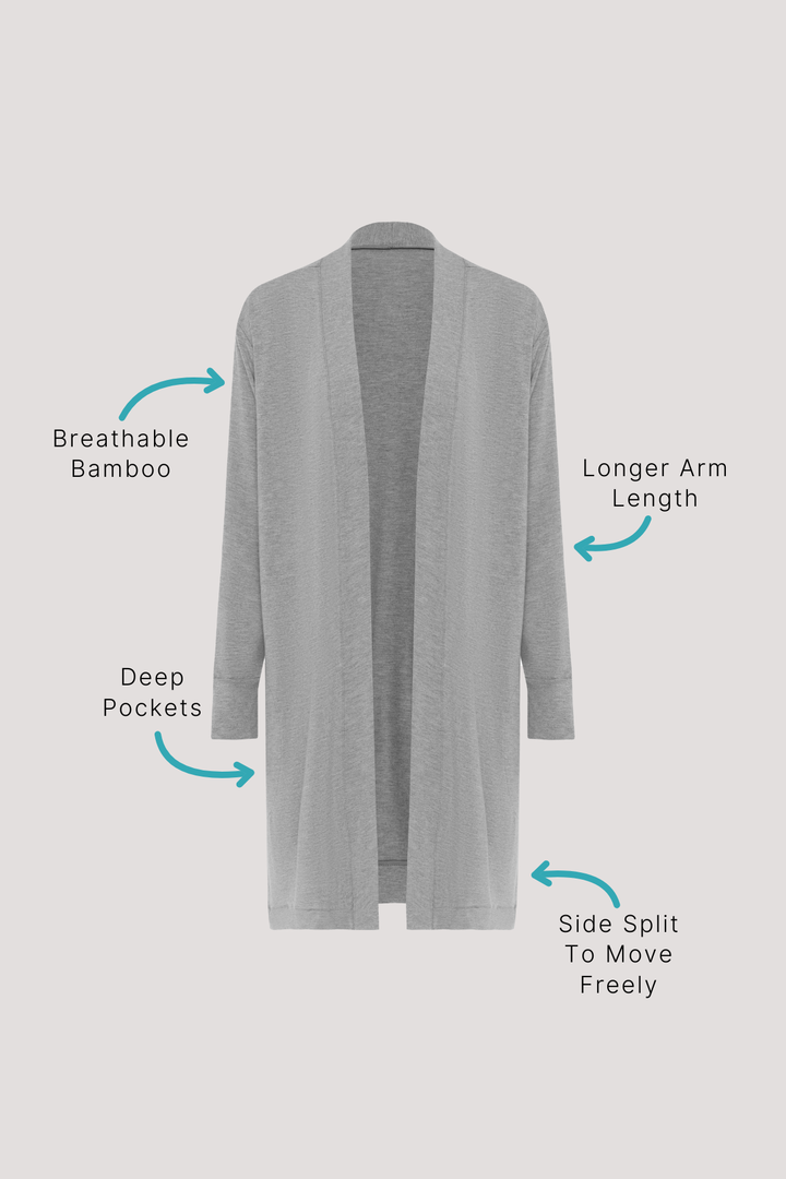 Bamboo Lounge Cardigan | Bella Bodies Australia | Key Points