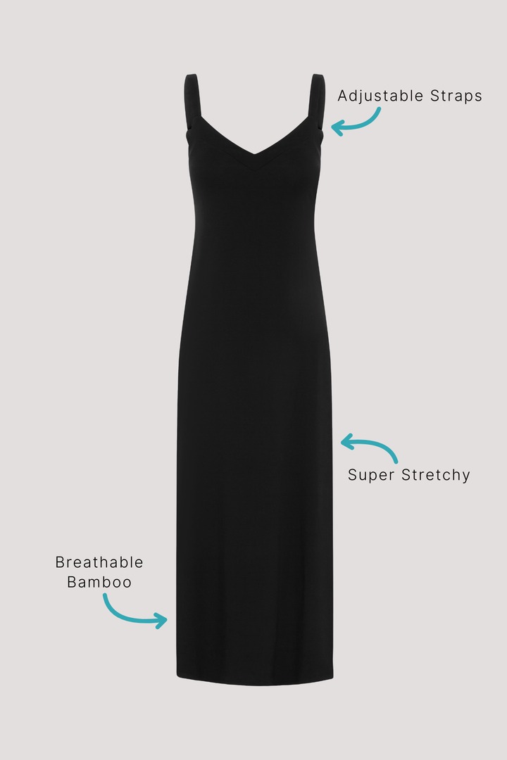 Bamboo Lounge Slip Dress | Bella Bodies Australia | Key Points