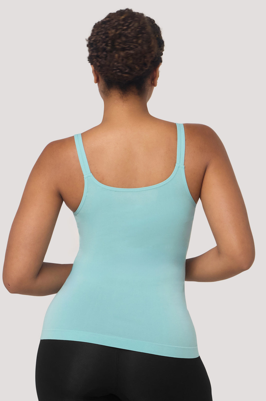 Bella Bodies Apparel Clothing Pure Comfort Cami Tank Sea Jade Light Blue